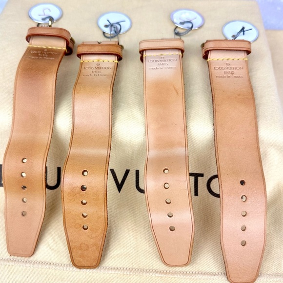 Louis Vuitton Keepall Bandouliere Vachetta Leather Poignet Staps or BRACELET - Picture 2 of 3